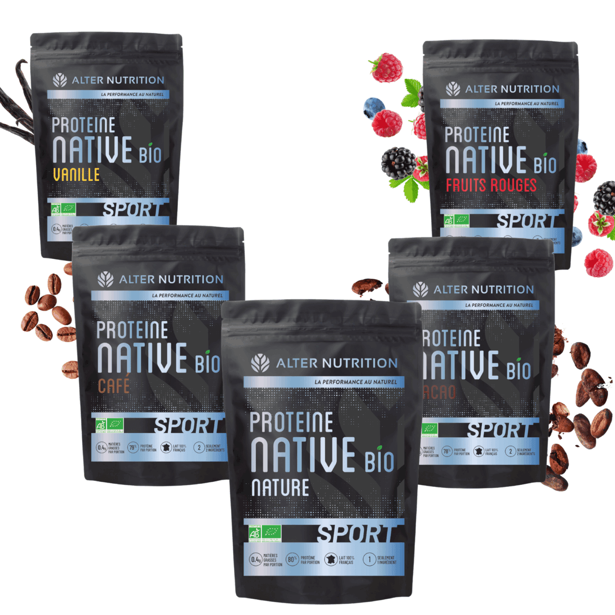 Pack Promo Sport 3 sachets de protéines natives