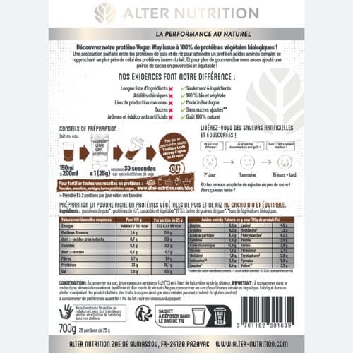 Whey vegan cacao dos