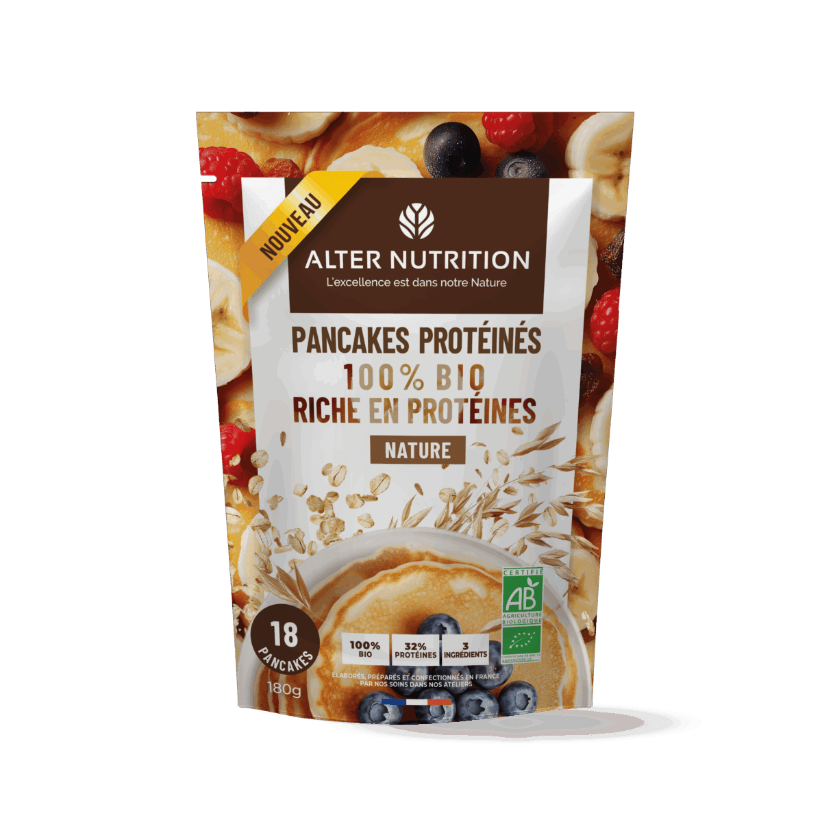 Préparation Pancakes Protéinés Bio