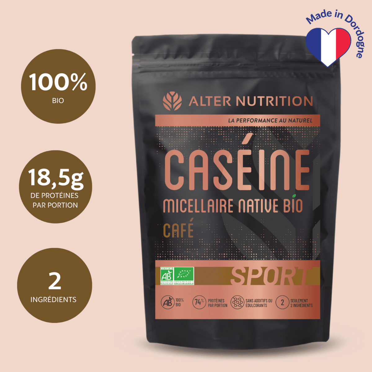 Caséine micellaire native Bio