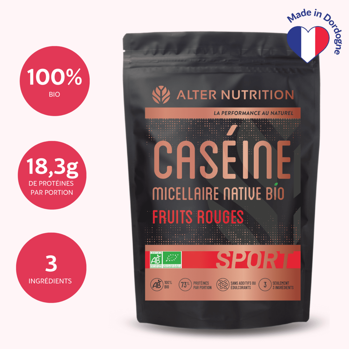 Caséine micellaire native Bio
