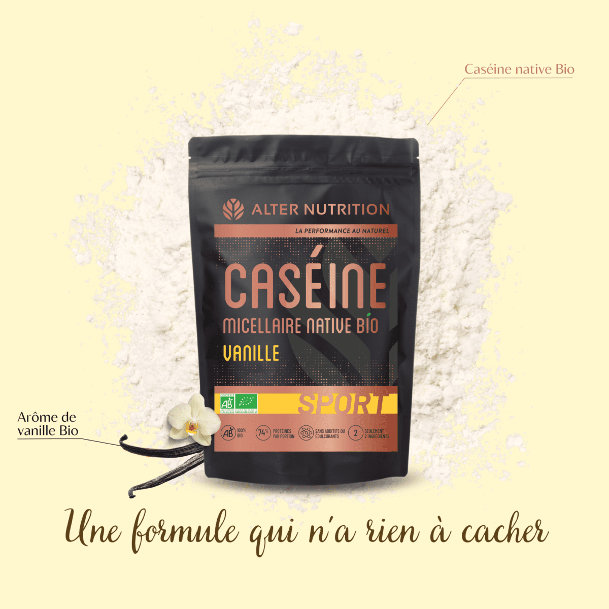 Caséine micellaire native Bio