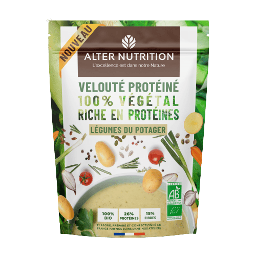 Soupe protéinée légumes du potager