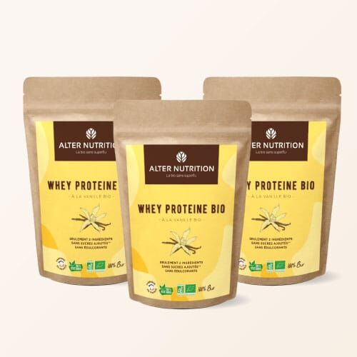 Whey Protéine en poudre Bio VANILLE