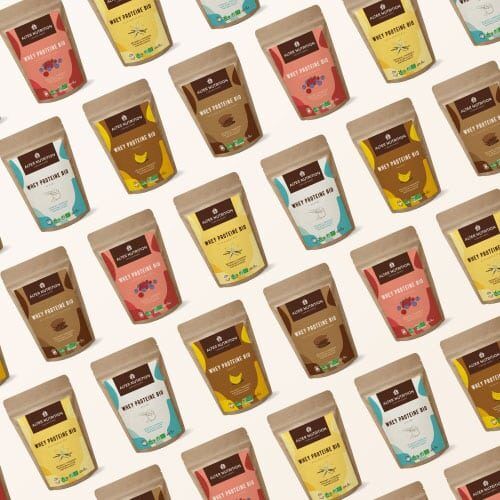 Whey protéine bio 8 x 500 g