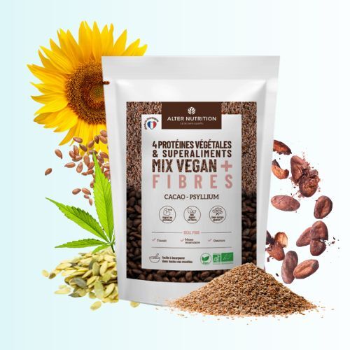 Protéines Végétales psyllium cacao