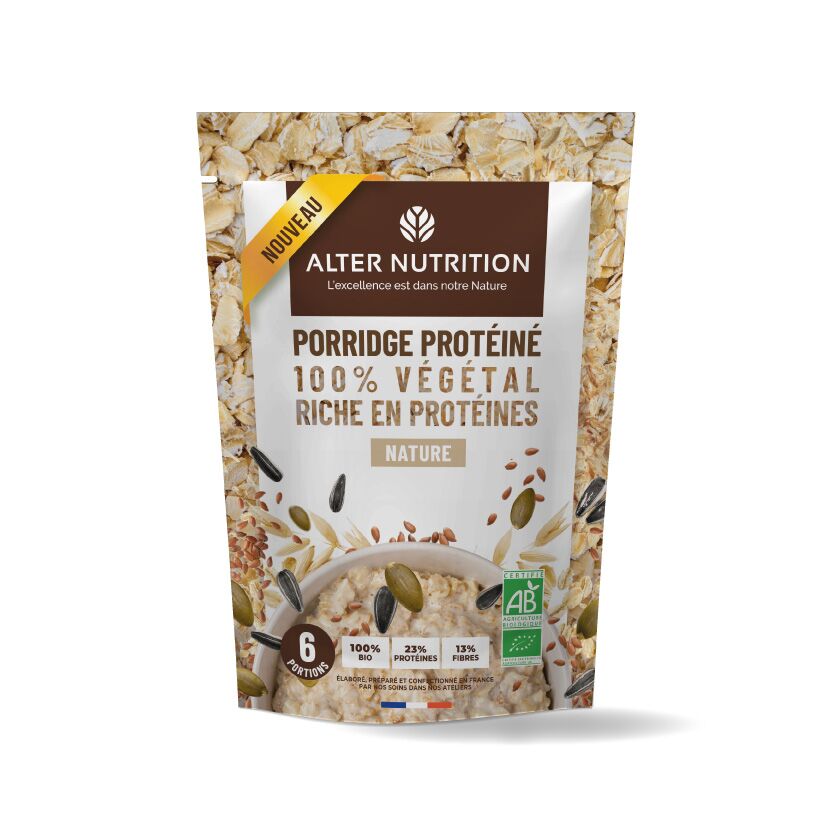Porridge protéiné 100% végétal bio - 300 g