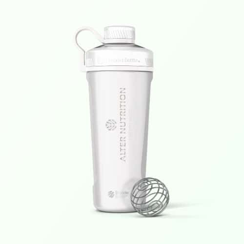 Shaker blanc en inox Alter Nutrition