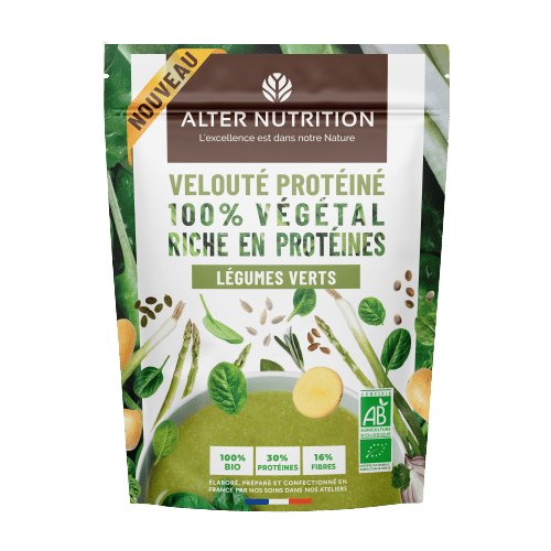 Soupe protéinée légumes verts