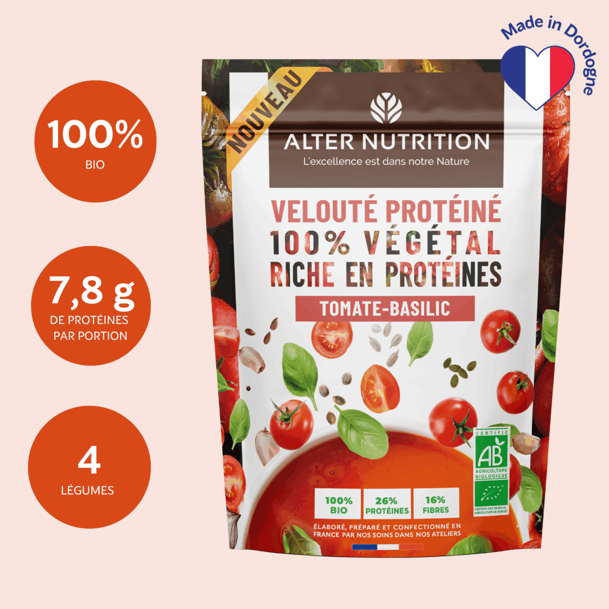 Pack soupes protéinées bio 3 x 180g