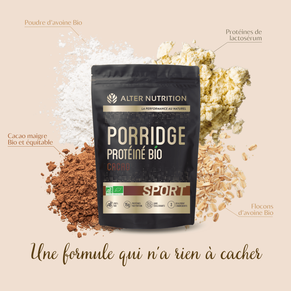 Porridge Protéiné Bio 1kg