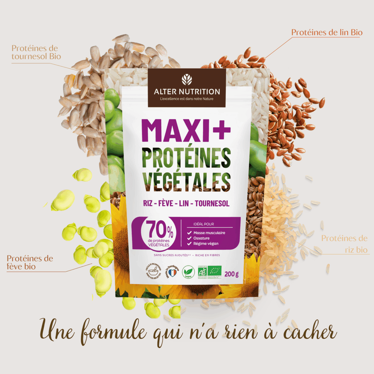Maxi + Protéines Végétales Bio